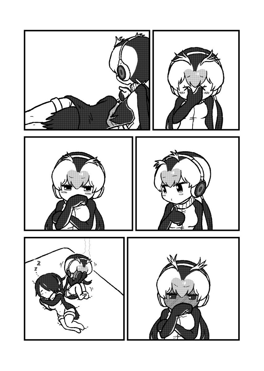 emperor penguin and royal penguin (kemono friends) drawn by kotobuki_(tiny_life)