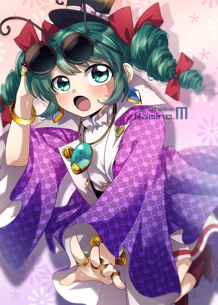 wriggle nightbug and yorigami jo'on (touhou) drawn by namino.