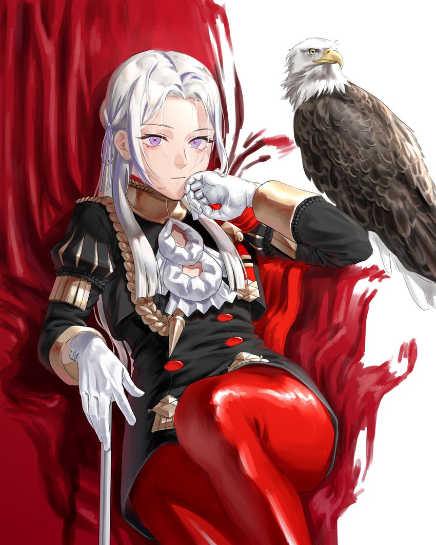 edelgard von hresvelg (fire emblem and 1 more) drawn by sabergoetia