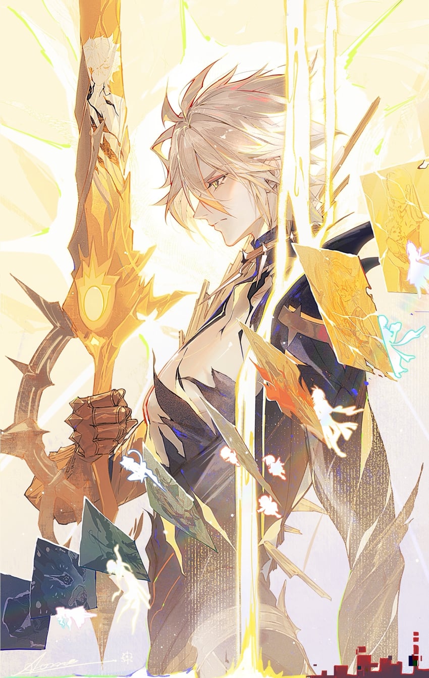 phainon (honkai and 1 more) drawn by aoma_(xuanzexuexi)