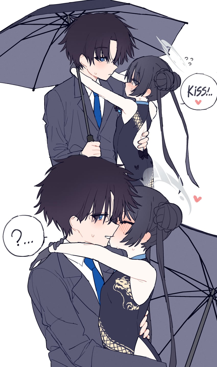 sensei and kisaki (blue archive and 1 more) drawn by je_o_mo