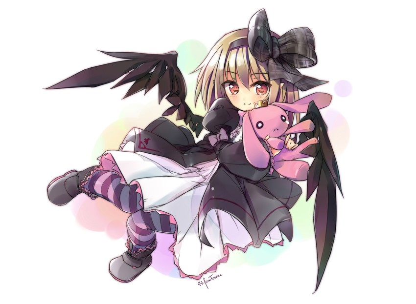 dark feather alma (emil chronicle online) drawn by nijihashi_sora