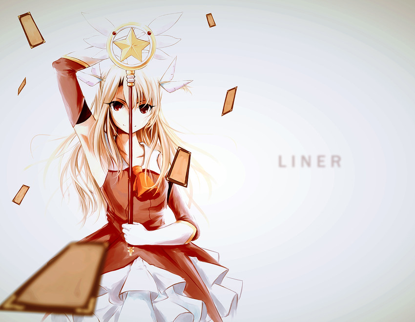 illyasviel von einzbern, prisma illya, and magical ruby (fate and 1 more) drawn by talim_(artist)
