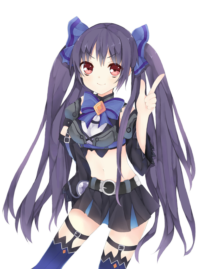 noire (neptune and 1 more) drawn by yunoha_(mawarumi)
