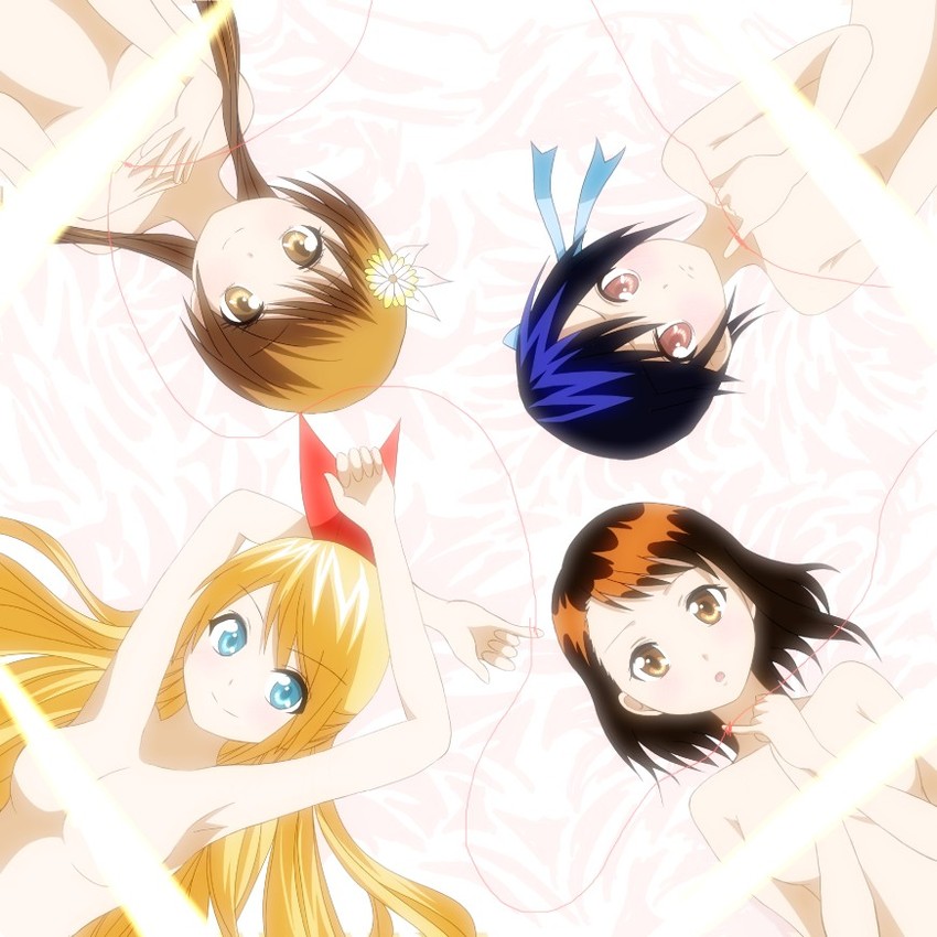 kirisaki chitoge, onodera kosaki, tsugumi seishirou, and tachibana marika (nisekoi) drawn by 8131990