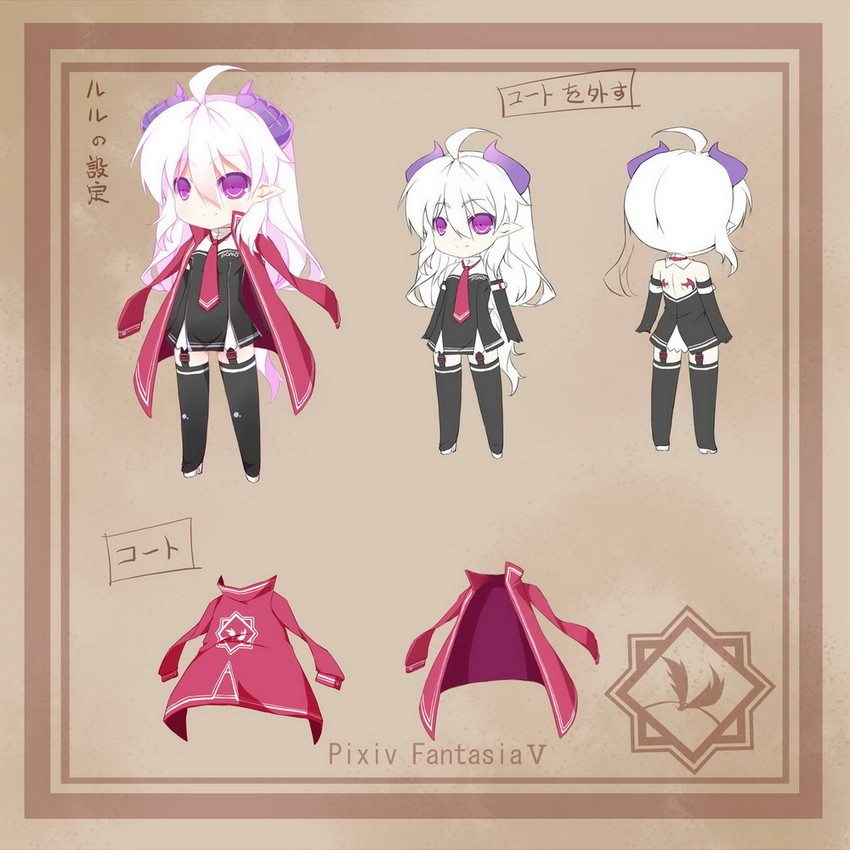 mofetousu furuna (pixiv fantasia and 1 more) drawn by saru