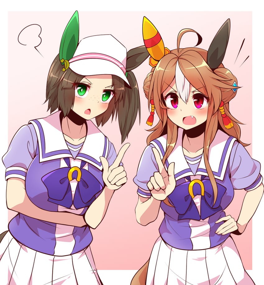 copano rickey and ines fujin (umamusume) drawn by yonedatomo_mizu