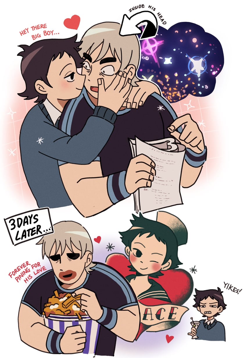 wallace wells and todd ingram (scott pilgrim and 1 more) drawn by 1cm_shark