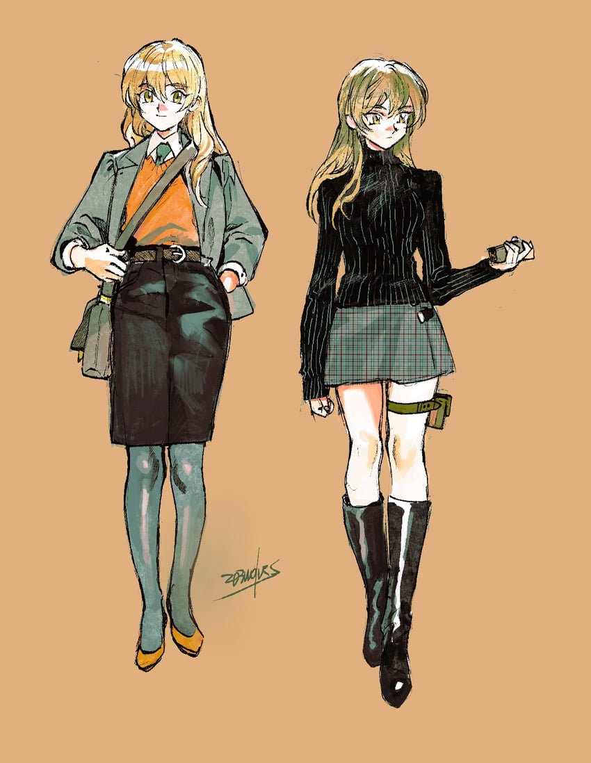 tenjouin asuka (yu-gi-oh! and 1 more) drawn by 203wolves