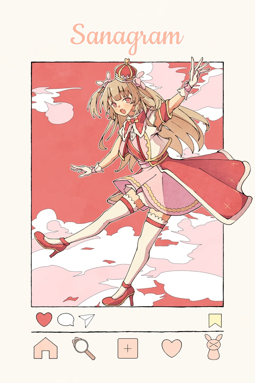 natori sana (sana channel and 1 more) drawn by naranoashika