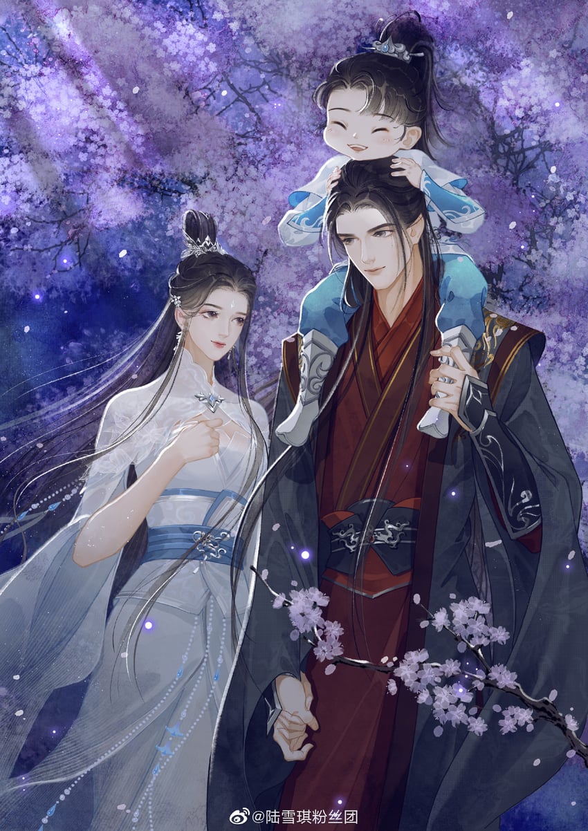 lu xueqi and zhang xiaofan (zhu xian) drawn by yingying_ya