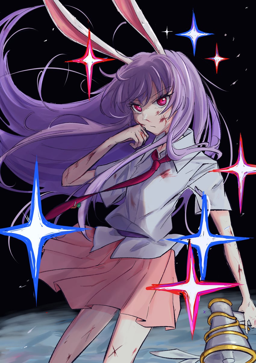reisen udongein inaba (touhou and 1 more) drawn by uzumibi