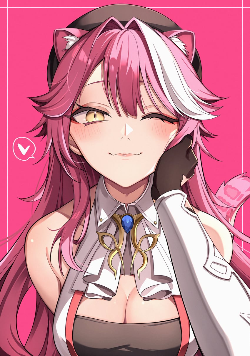 raora panthera and elizabeth rose bloodflame (hololive and 1 more) drawn by nurufufufu
