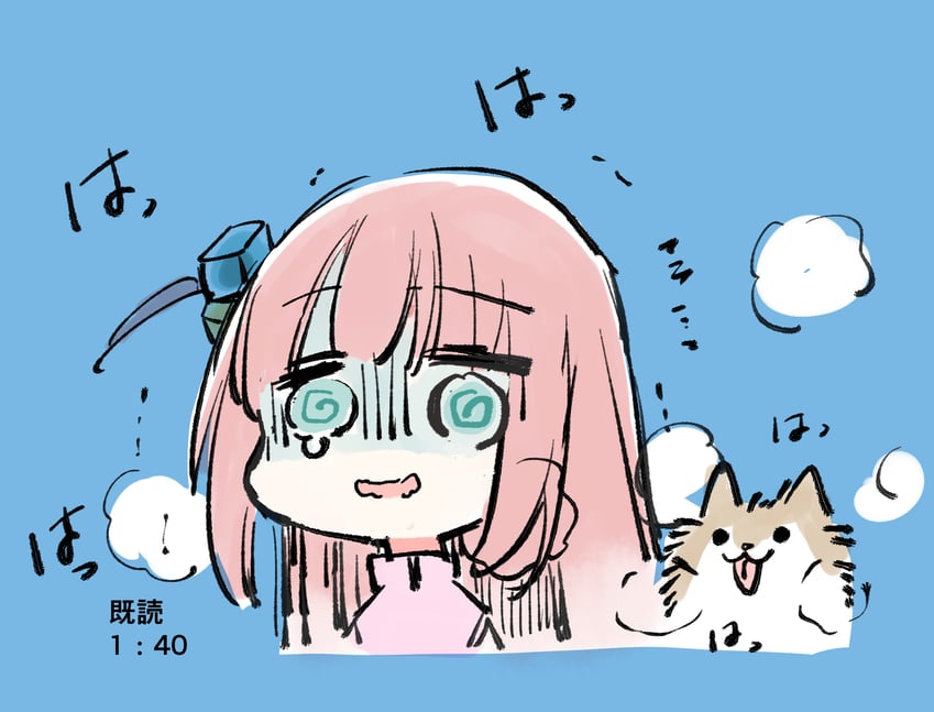 gotoh hitori and jimihen (bocchi the rock!) drawn by mito_(go!go!king!)