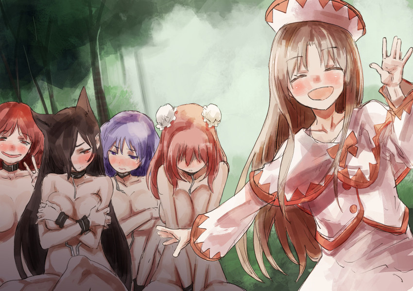 imaizumi kagerou, ibaraki kasen, lily white, horikawa raiko, and tsukumo benben (touhou) drawn by yohane