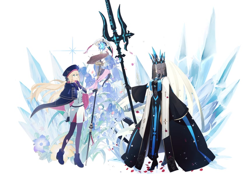 artoria pendragon, morgan le fay, and artoria caster (fate and 1 more) drawn by ninjin_(ne_f_g_o)
