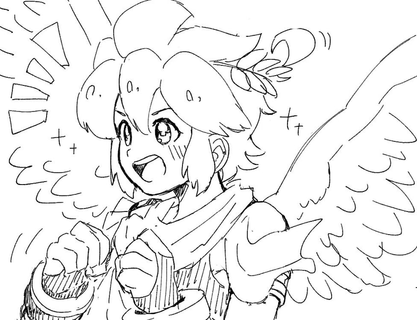 pit (kid icarus and 1 more) drawn by waffuum