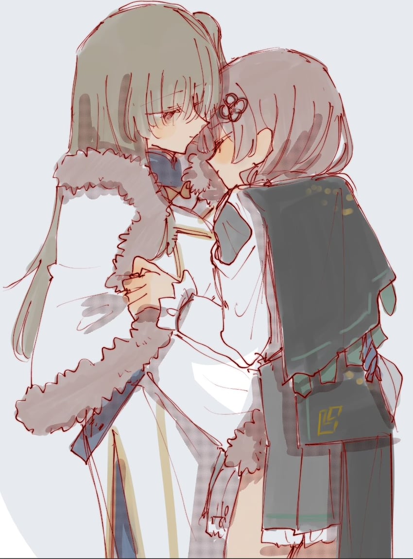 kuo shenlin and wang yujia (assault lily) drawn by rui_rui_rui0122