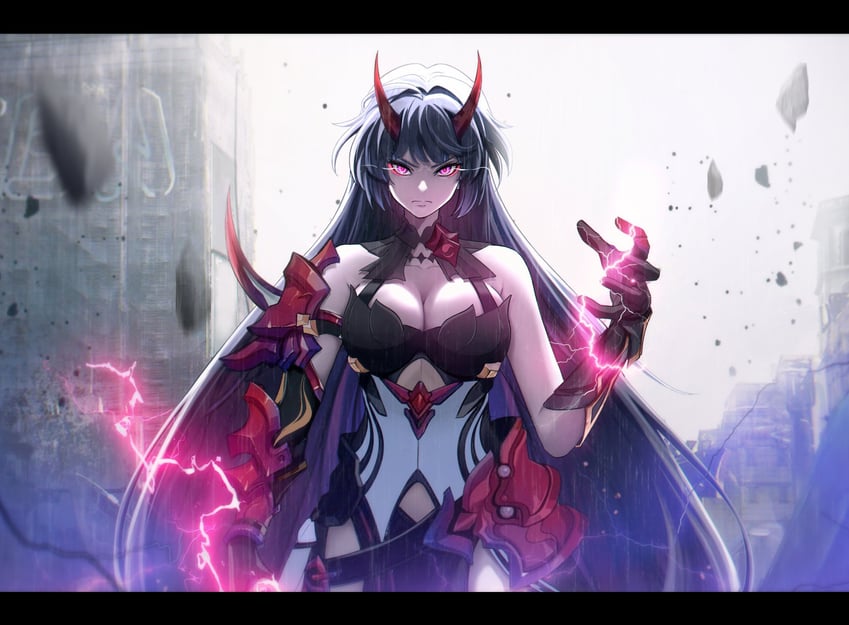 raiden mei (honkai and 1 more) drawn by nervi_fd