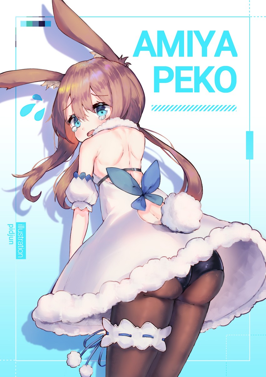 usada pekora and amiya (hololive and 1 more) drawn by greypidjun