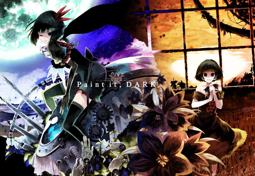 dark precure (precure and 1 more) drawn by enouchi_ai