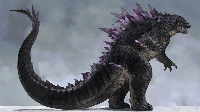 godzilla and godzilla evolved (godzilla and 3 more) drawn by 202vincent