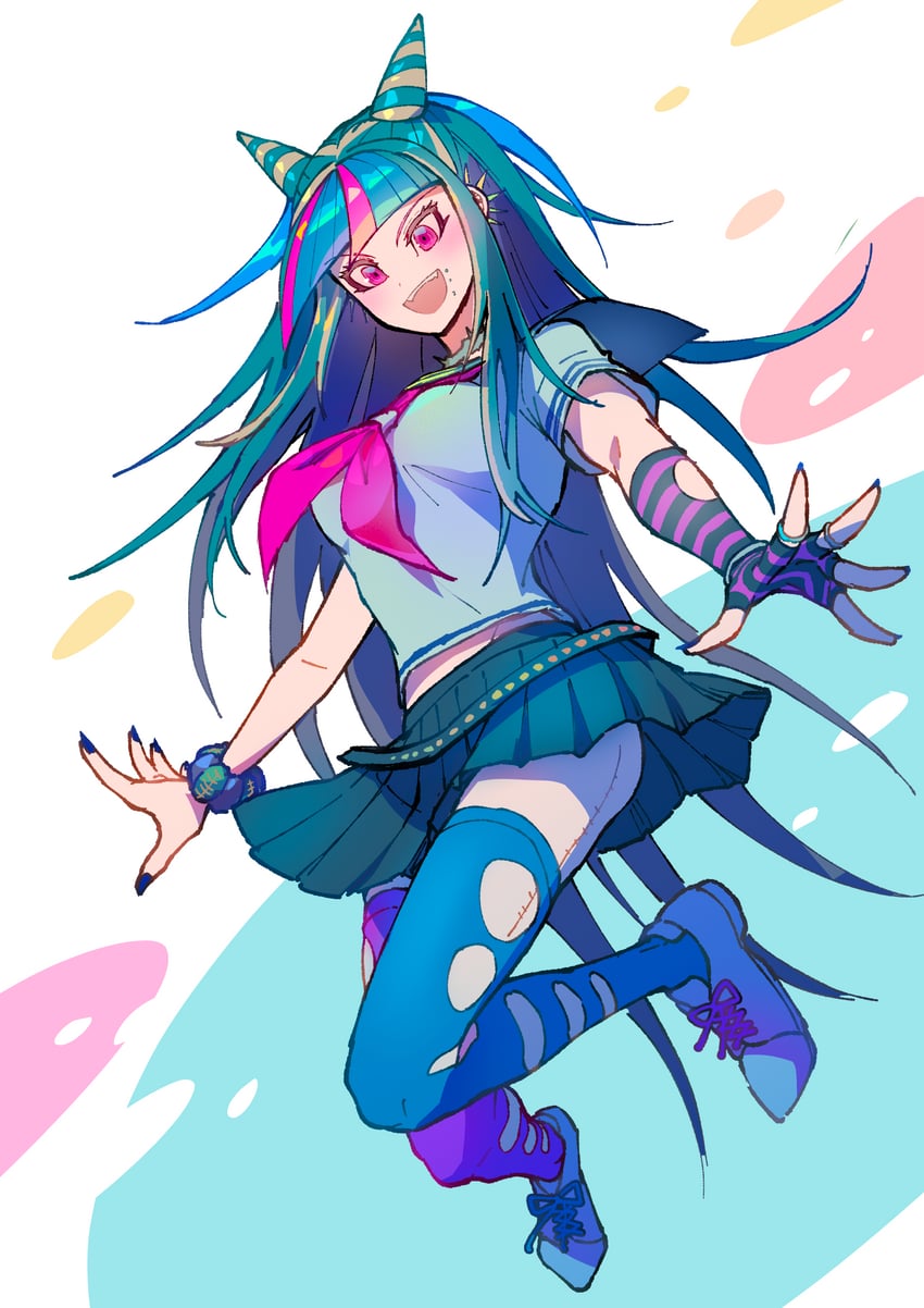 mioda ibuki (danganronpa and 1 more) drawn by youko-shima