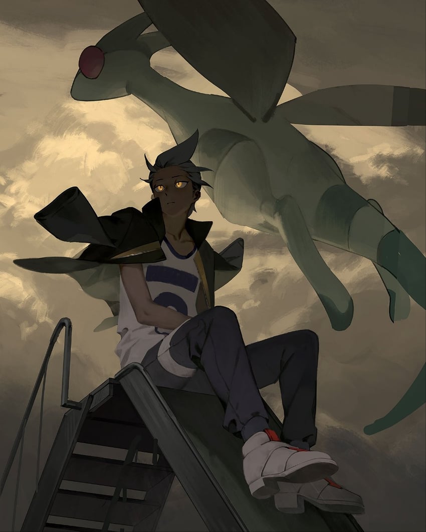 flygon and drayton (pokemon and 1 more) drawn by givemeyourtmi