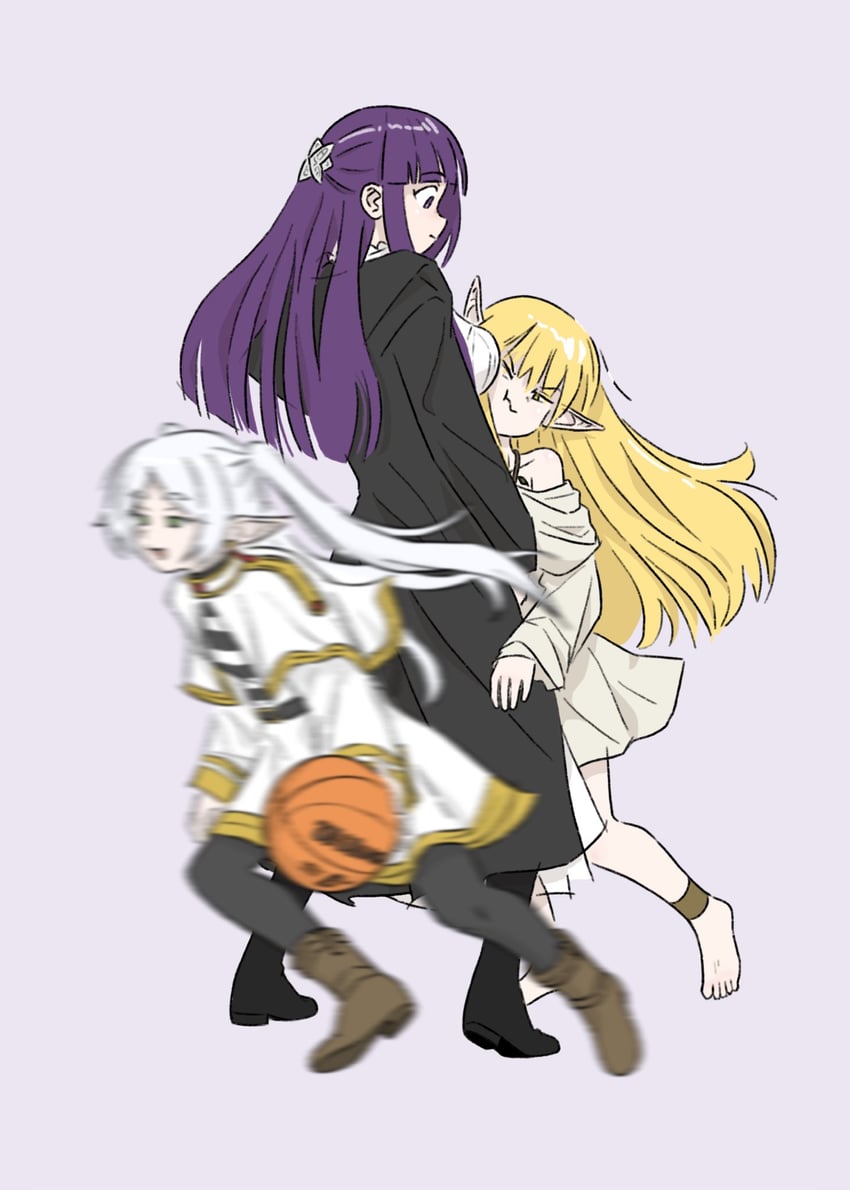 frieren, fern, and serie (sousou no frieren) drawn by truffleduster