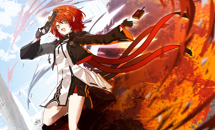 exusiai and exusiai the new covenant (arknights) drawn by dokgo_die_docta_(d_o_t)