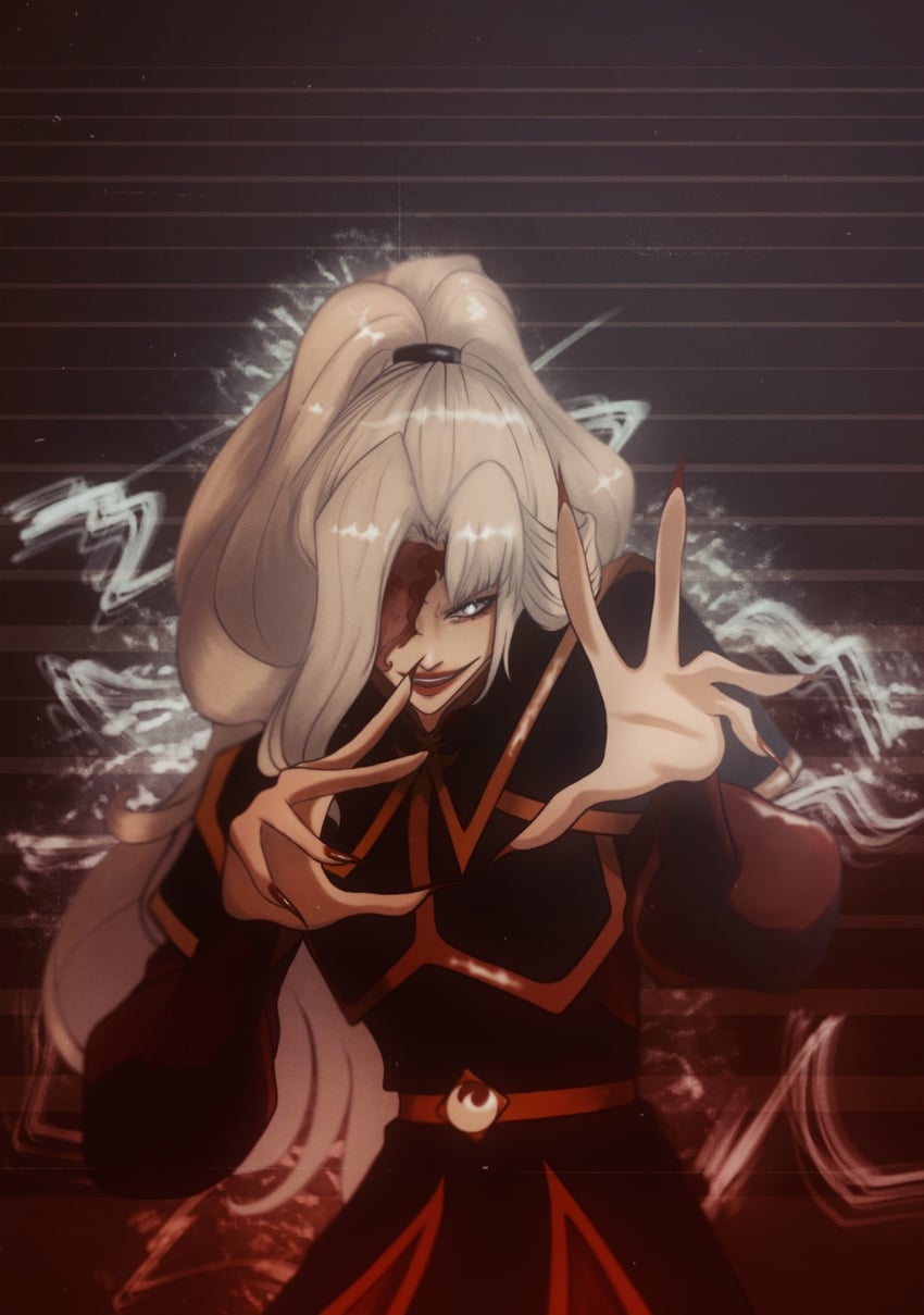 signora and azula (genshin impact and 2 more) drawn by 7villian7
