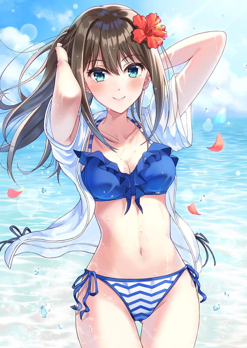 shibuya rin (idolmaster and 1 more) drawn by tazu