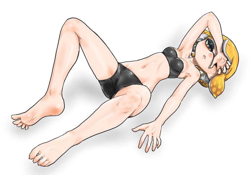 inkling player character and inkling girl (splatoon) drawn by koharu2.5
