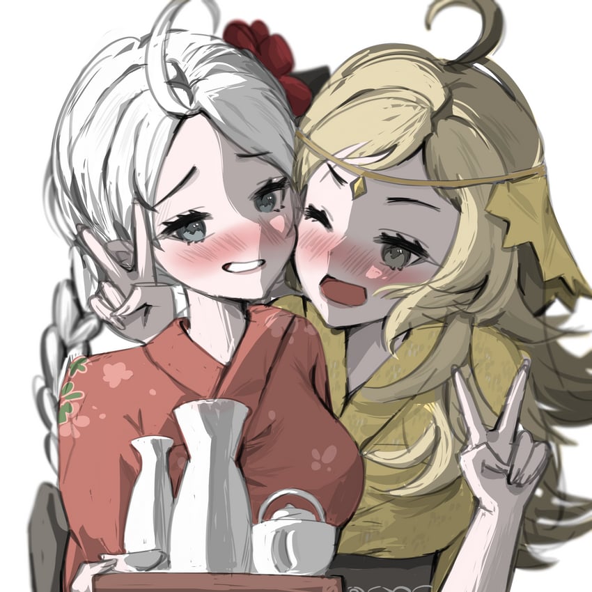 nina and ophelia (fire emblem and 1 more) drawn by mariirasuto7