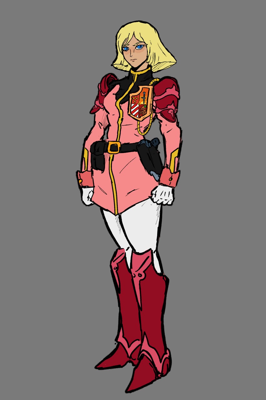 sayla mass (gundam and 2 more) drawn by shadefish1