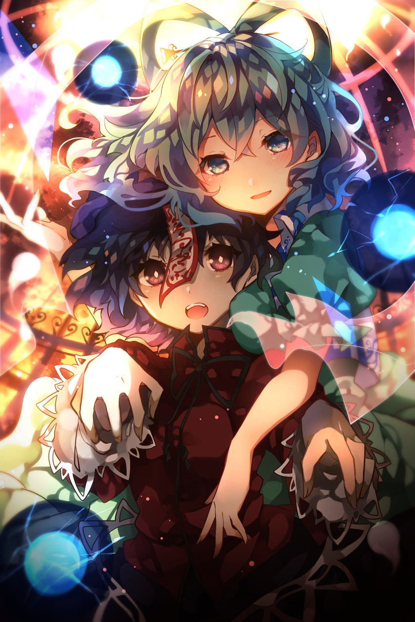 kaku seiga and miyako yoshika (touhou) drawn by asada_sadao
