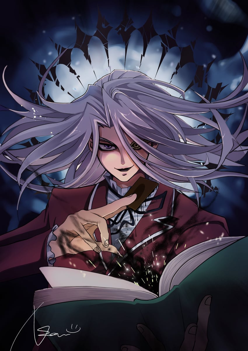 pegasus j crawford (yu-gi-oh! and 1 more) drawn by sannee_618