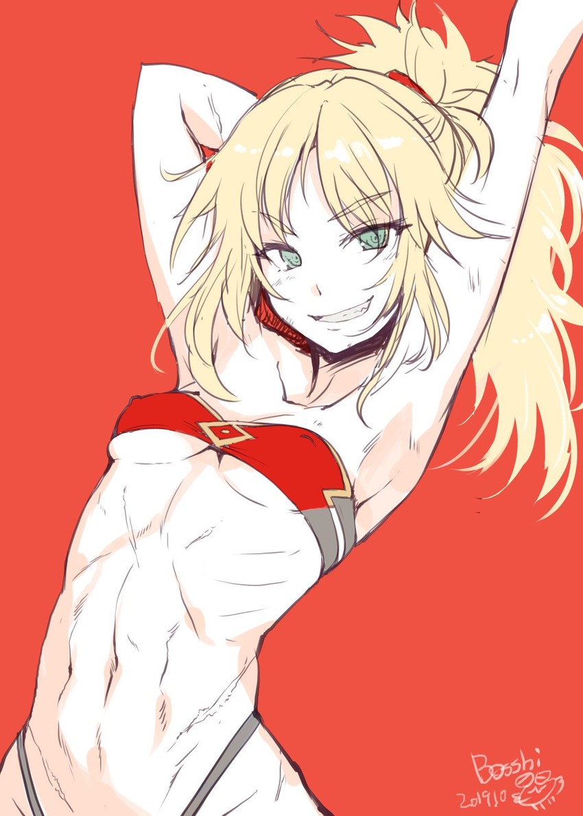 mordred (fate and 2 more) drawn by bosshi