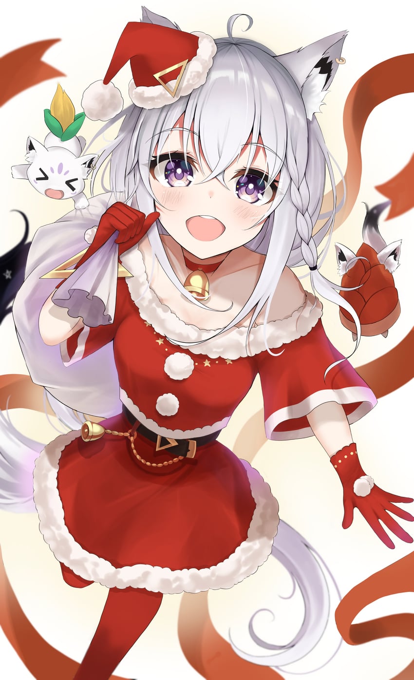 shirakami fubuki, sukonbu, and oruyanke (hololive) drawn by kosh