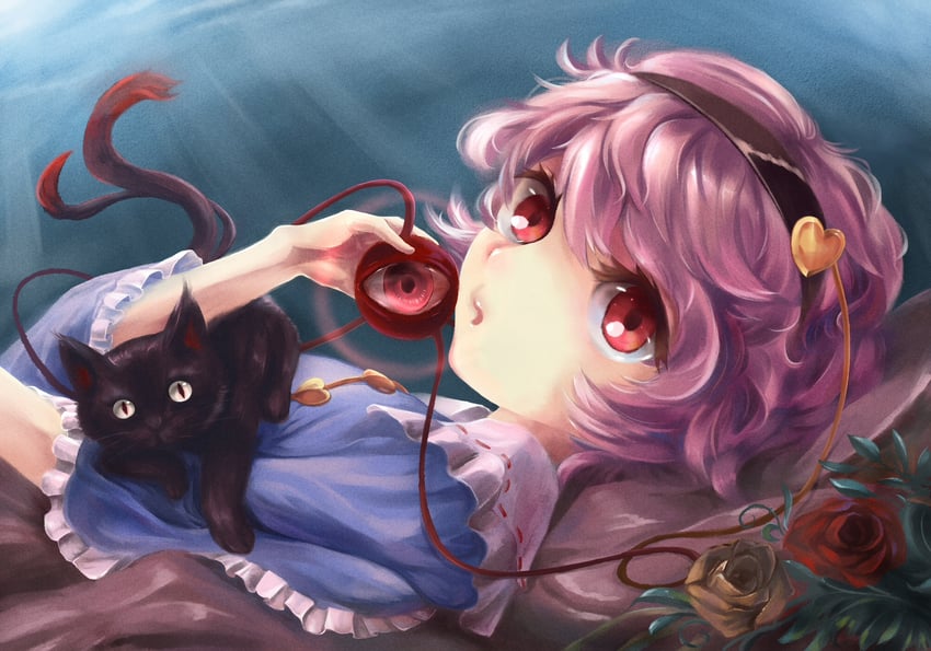 komeiji satori and kaenbyou rin (touhou) drawn by goingtobemad