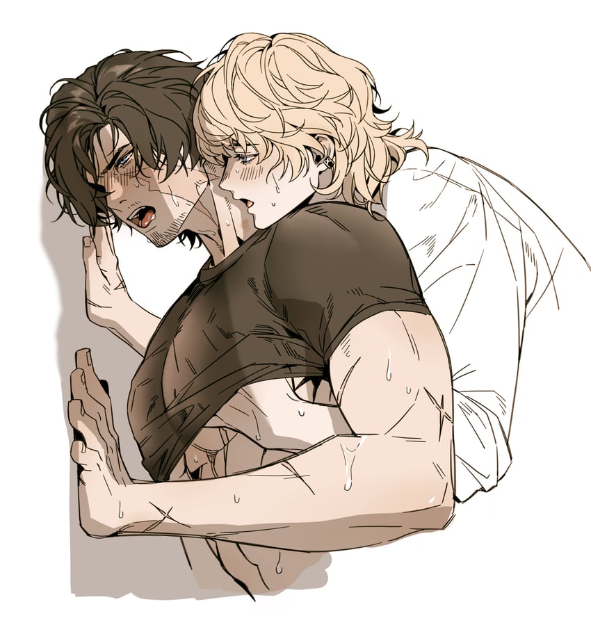 clive rosfield and joshua rosfield (final fantasy and 1 more) drawn by fan_mu_zhang