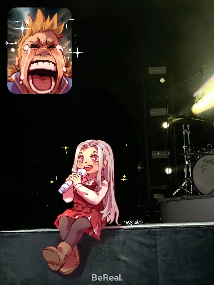 eri and togata mirio (boku no hero academia and 1 more) drawn by addy_(@vegeebs)