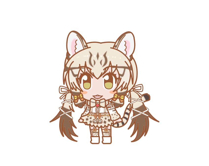 geoffroy's cat (kemono friends and 2 more) drawn by ef63_11