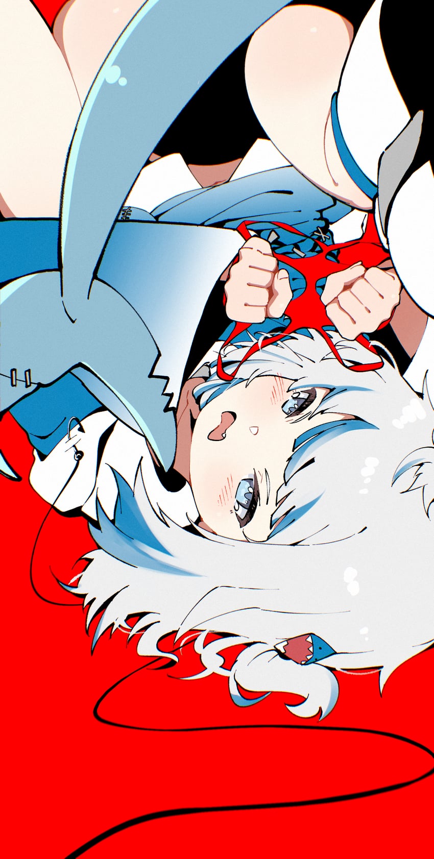 gawr gura (hololive and 1 more) drawn by archives.gokulism