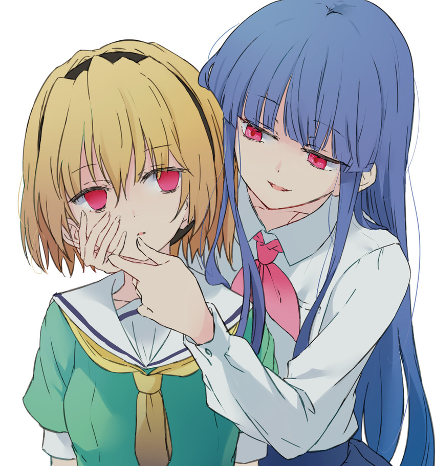 furude rika and houjou satoko (higurashi no naku koro ni and 1 more) drawn by maromi_(am97)