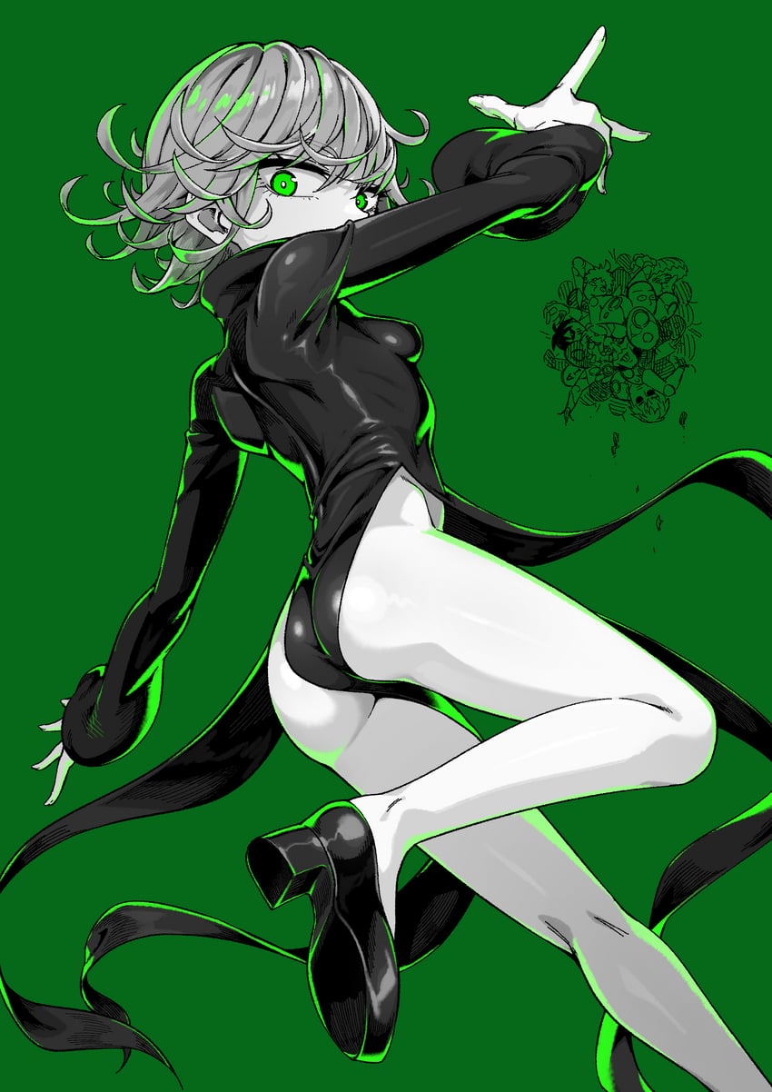 tatsumaki (one-punch man) drawn by irokohaku