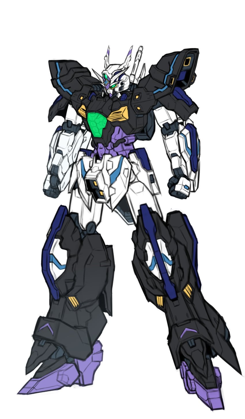 gundam x and moon gundam (hololive and 6 more) drawn by pinguinkotak