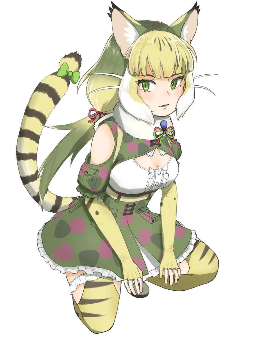 jungle cat (kemono friends and 1 more) drawn by y0whqzz8bkslezl