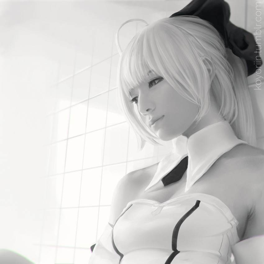 artoria pendragon and saber lily (fate and 2 more) drawn by koyorin