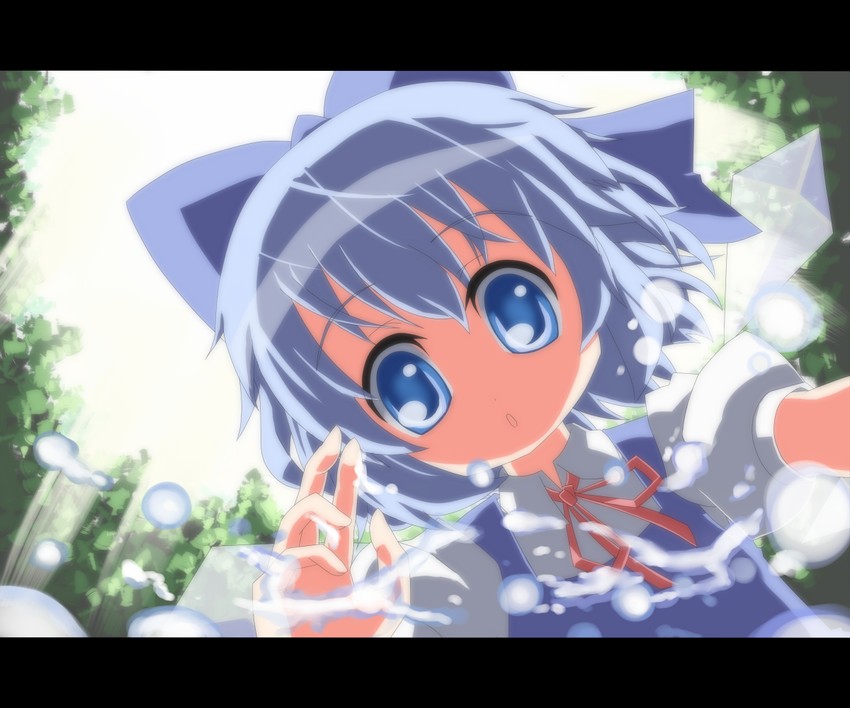 cirno (touhou) drawn by emu_ichigo